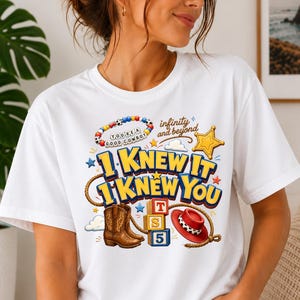 Toy Cowboy DTF Transfer Print – I Knew It I Knew You, Pixar Inspired Heat Transfer, Ready to Press Iron On, Family Disney Trip, Matching Birthday Shirt Transfer
Toy Cowboy DTF Transfer Print – I Knew It I Knew You, Pixar Inspired Heat Transfer, Ready to Press Iron On, Family Disney Trip, Matching Birthday Shirt Transfer