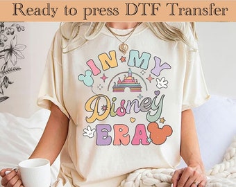 Disney In My Disney Era DTF Transfer, Disney Squad DTF, Family DTF, Disney Trip, Disney Squad Ready To Press Disney Trip Shirt Transfer Dtf