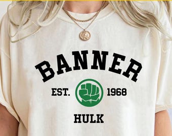 Hulk Banner Superhero DTF Transfer - Ready To Press