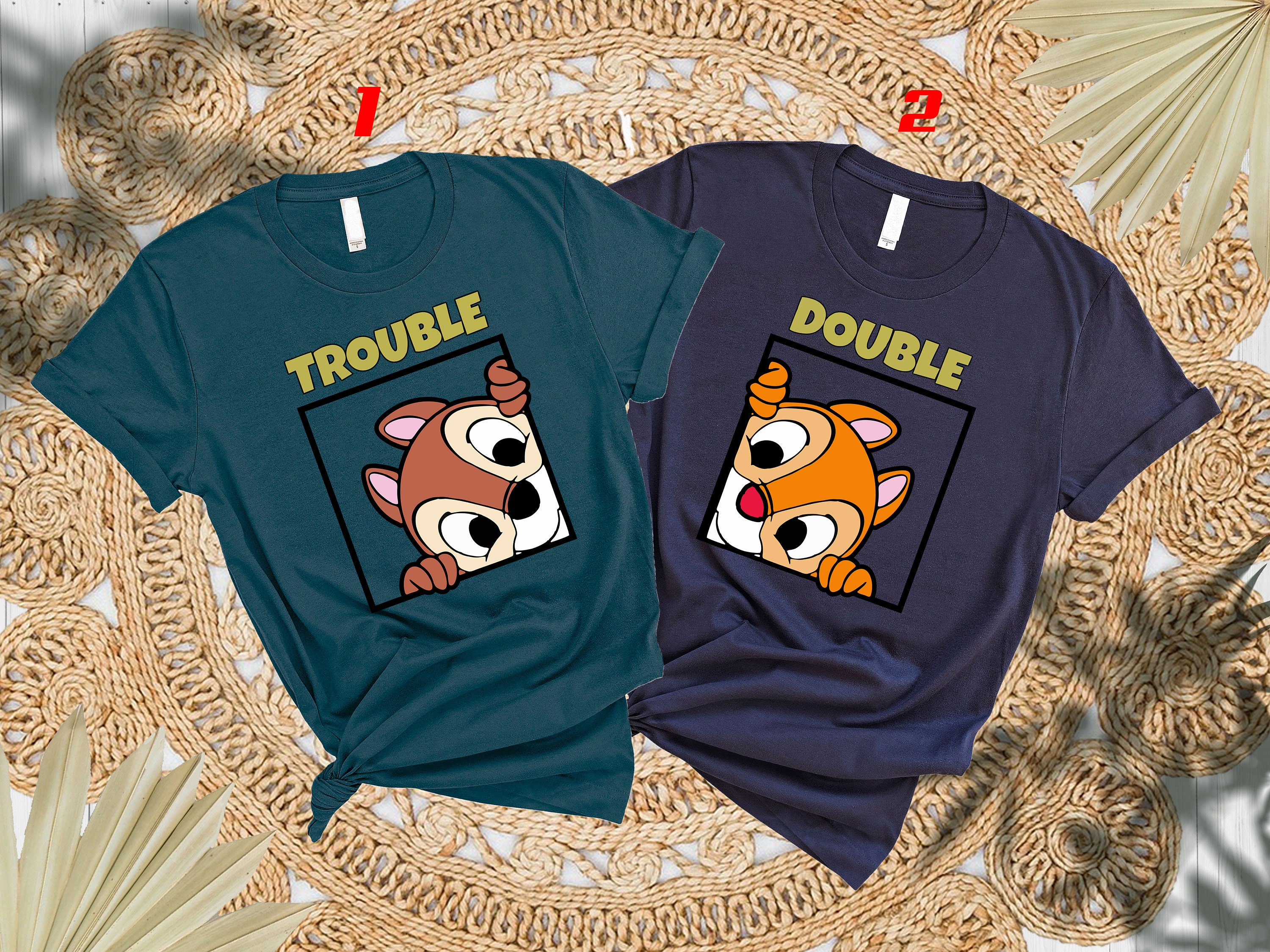 Tic et Tac Couple Double Et Trouble Tic Et Tac, Disney T-Shirts