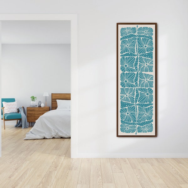 Long Vertical Coastal Canvas Etsy