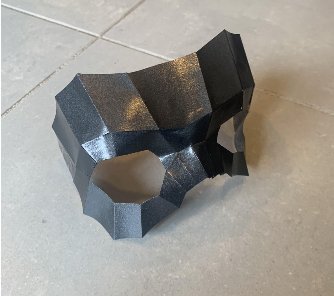 Papercraft Party Mask, Print Your Own and Fold It Together, Low Poly ...