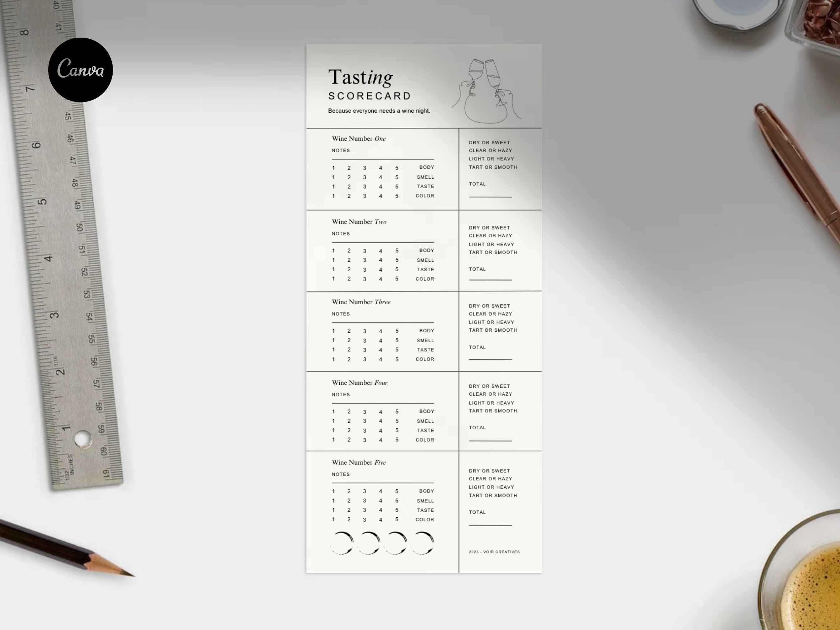 Wine Tasting Template | Girls Night Ideas | Templates for Wine Tasting ...