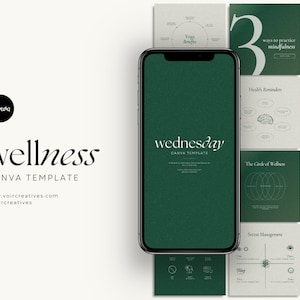 Salute/Benessere/Gratitudine/Life Coach/Health Coach/Meditazione/Bellezza/Yoga/Terapia/Terapista Modelli Canva Digitali