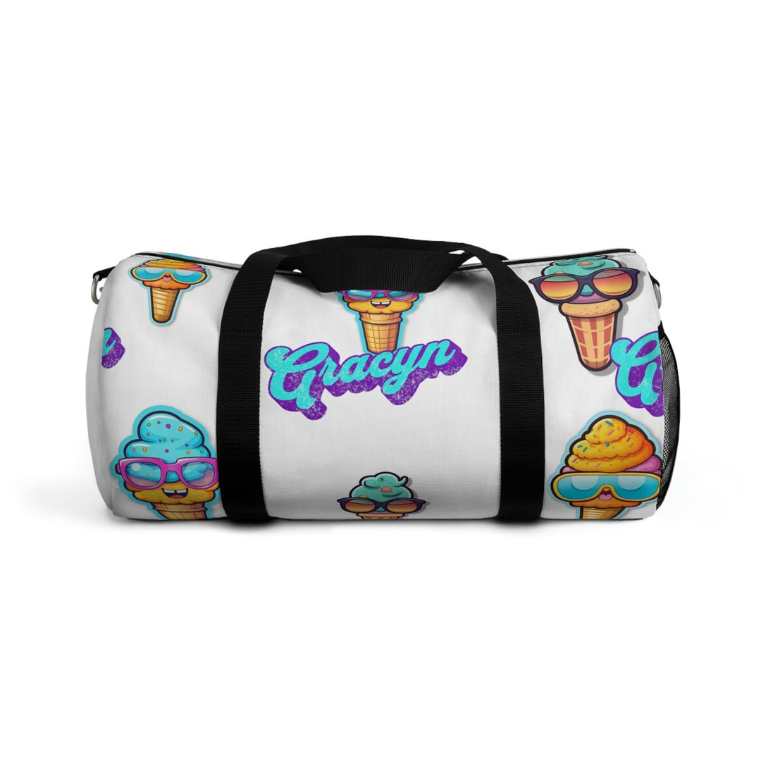 Customizable Ice Cream Duffel Bag Dance Bag Cheer Bag Etsy