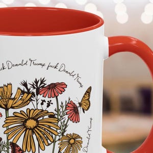 Subtle Anti Trump Mug, Political Gift, Resistance, Pro Choice, Anti Fascist, Liberal Progressive Activist, Resistance Mug