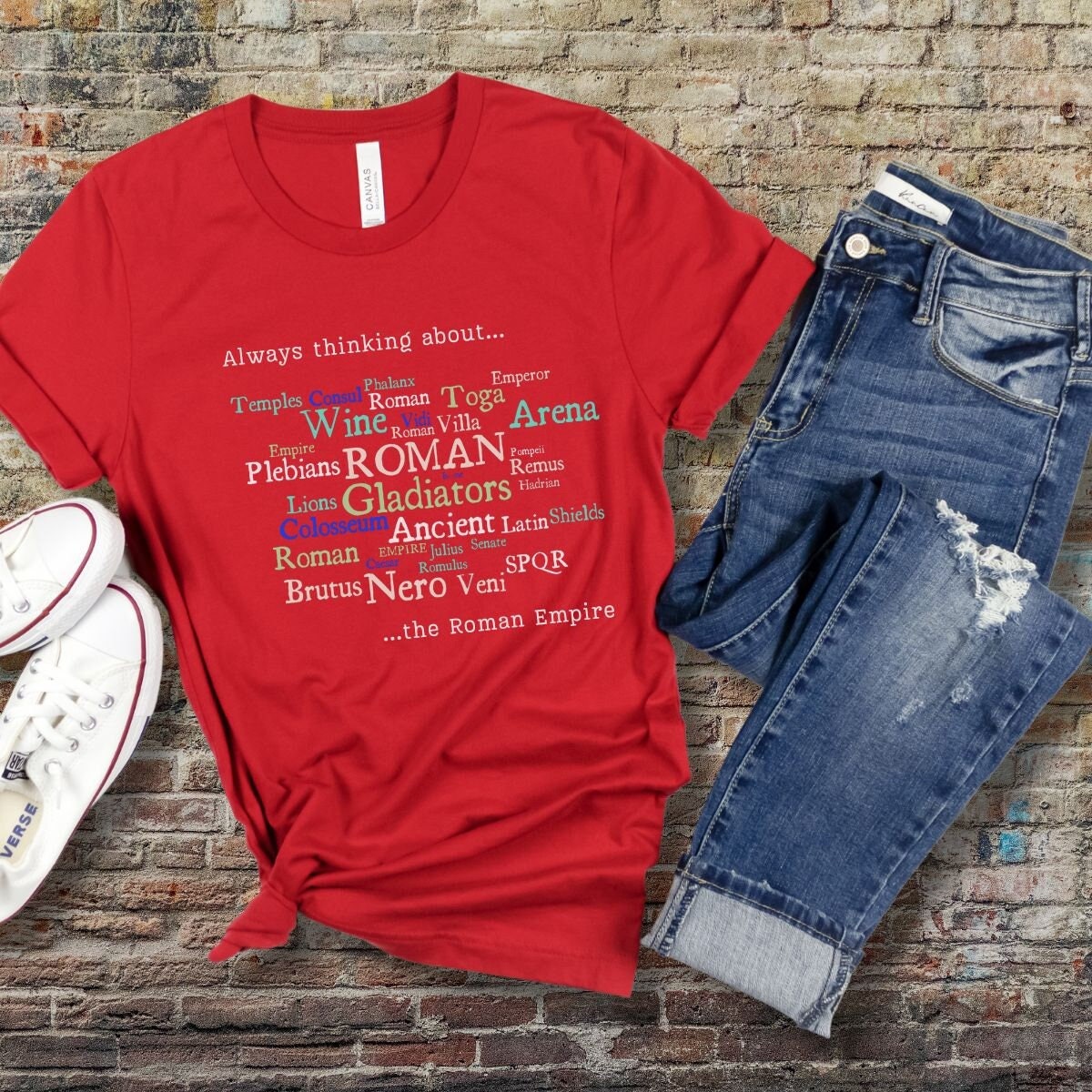 Social Studies Teacher Shirt Funny Viral Meme Shirt Roman Empire Tee Thinking about the Roman Empire Teacher Shirt Gift Teacher Appreciation
