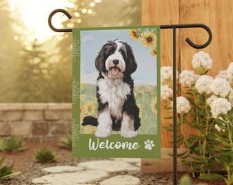 Bernedoodle Banner Bernedoodle Garten Flagge Sommer Garten Flagge Bernedoodle Geschenk Doodle Mom Gift & House Banner Bernedoodle Decor