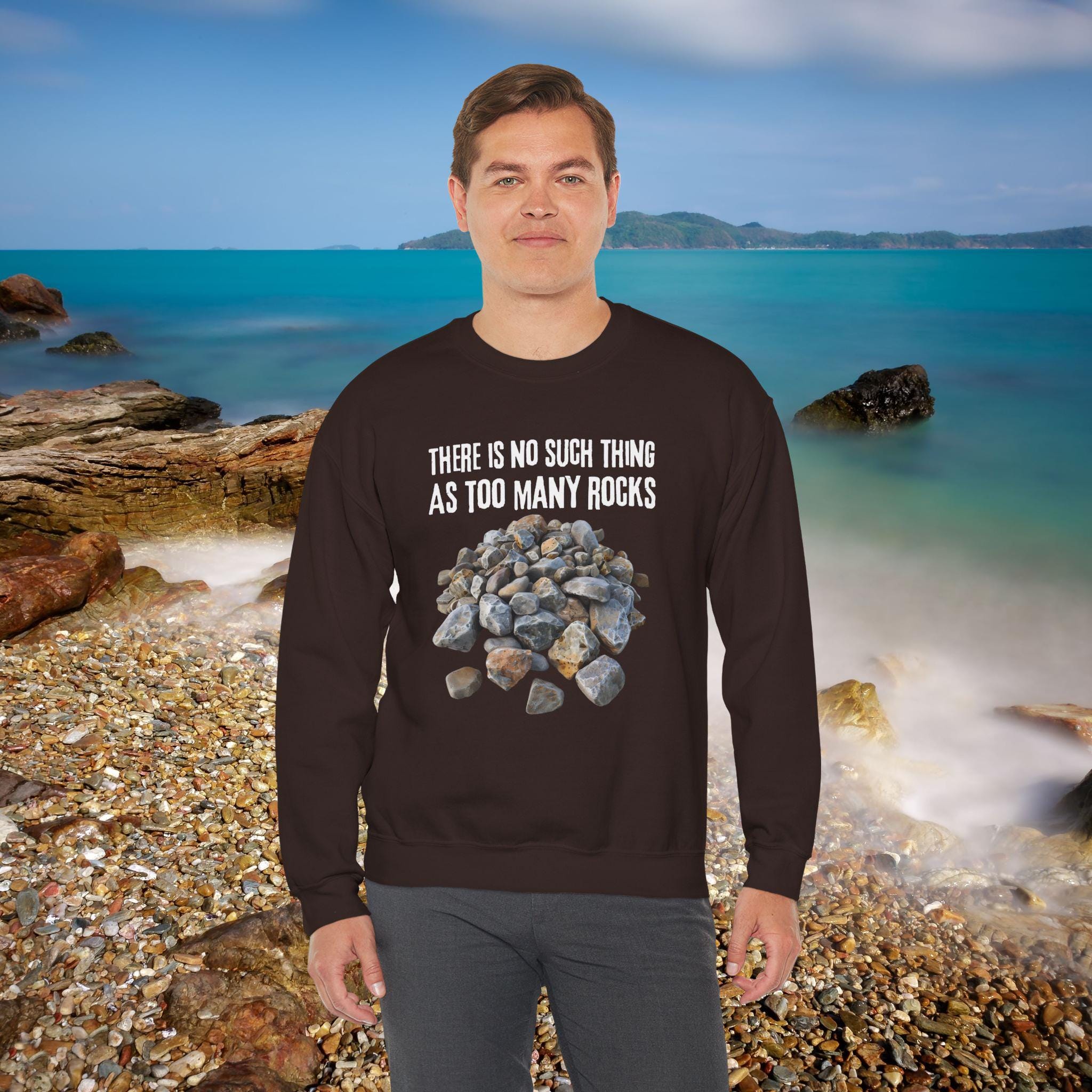 There's No Such Thing as Too Many Rocks Rockhound Sweatshirt Cozy ...