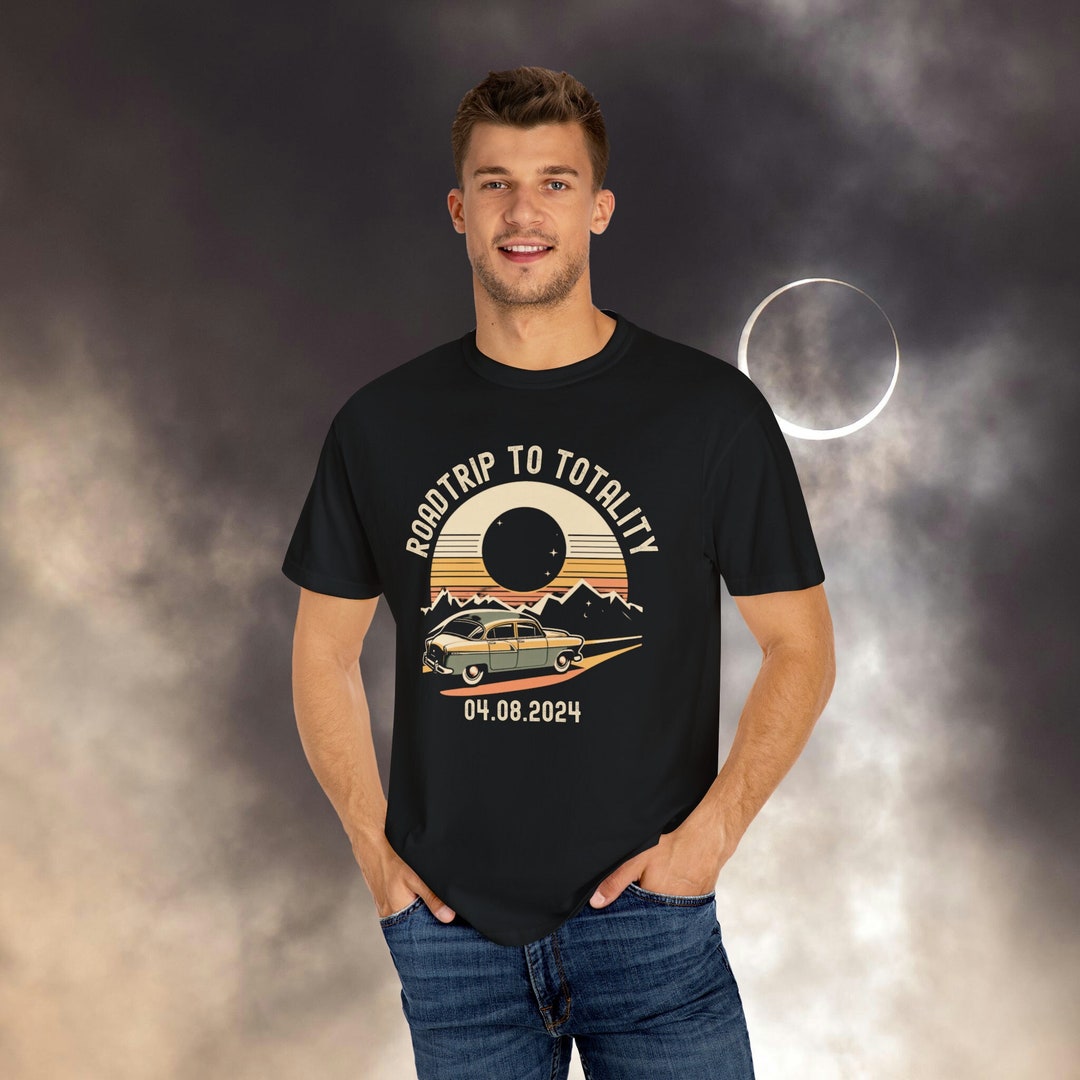 Eclipse Shirt 2024 Retro Eclipse Road Trip Tee Solar Eclipse, 04.08. ...