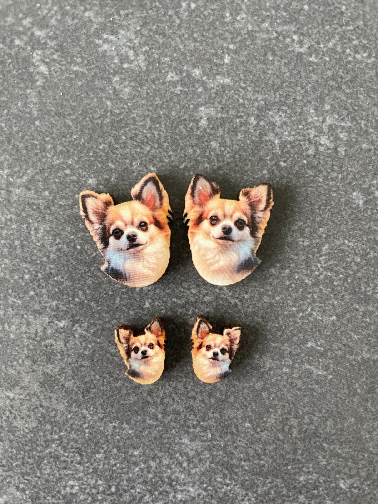 Orecchini Pendenti Chihuahua In Argento Sterling 925 - Coppia A Goccia Con Cane Chihuahua