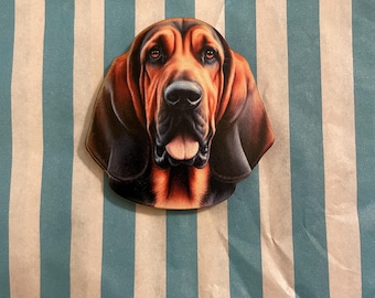 Blood hound dog brooch.