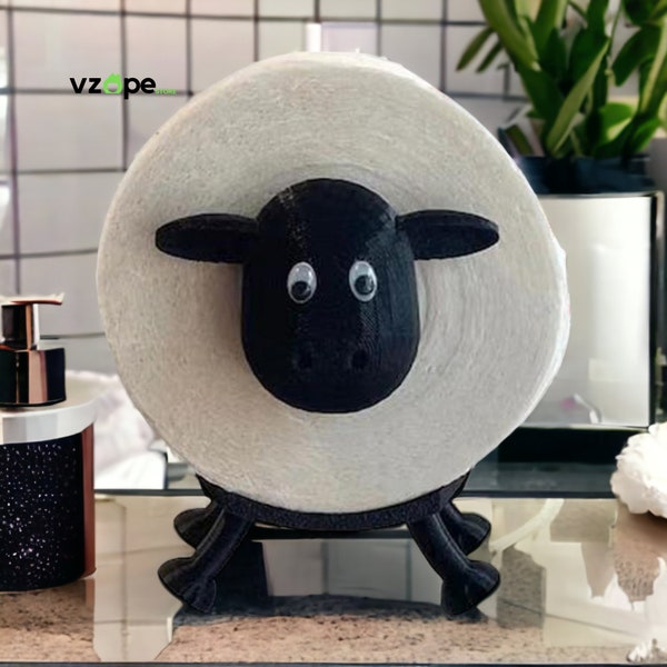 Sheep Toilet Roll Holder Etsy UK