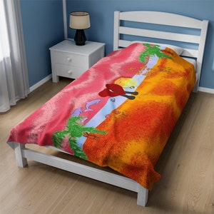 Blankets Bad Bunny Etsy