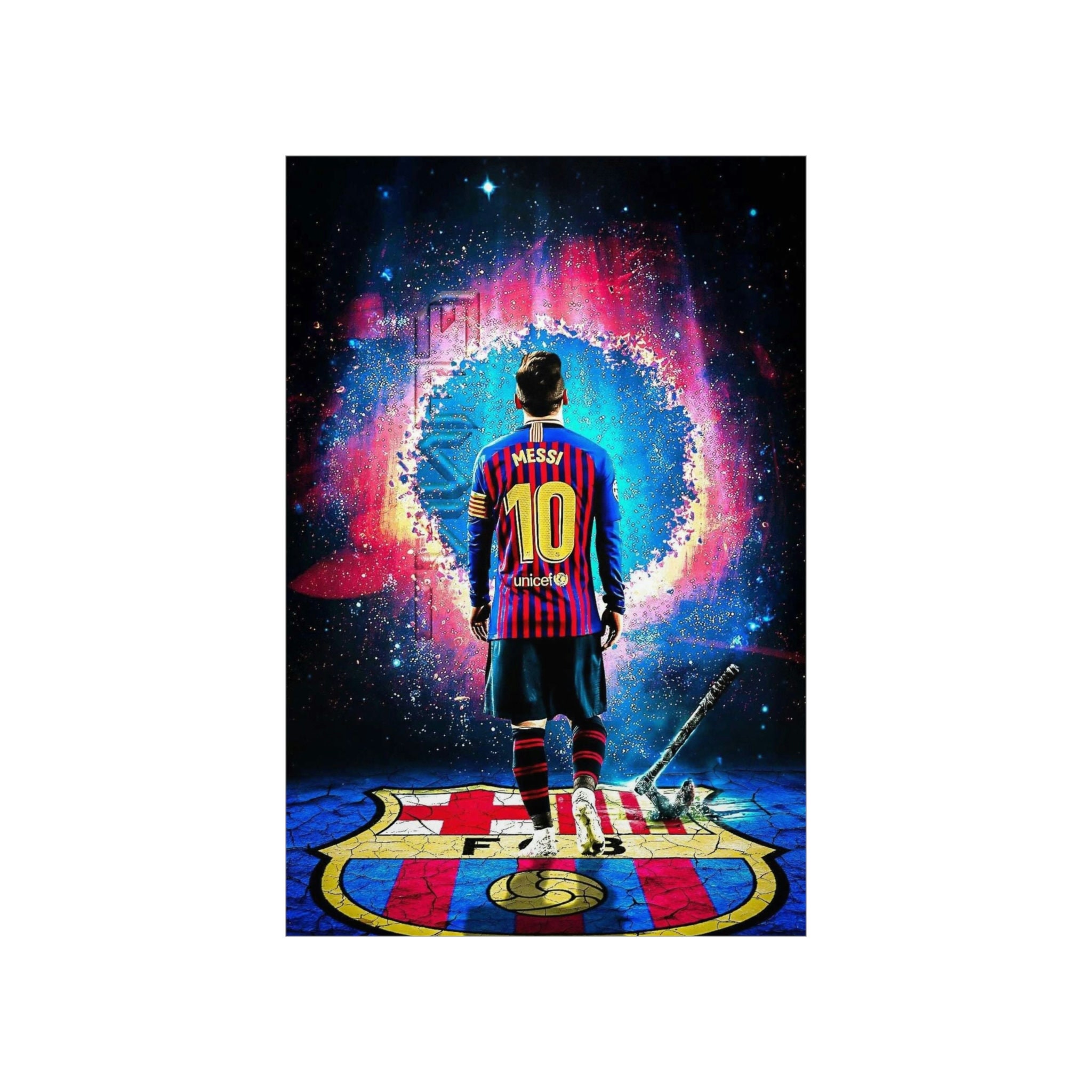 Lionel Messi Barcelona Poster Messi Poster Lionel Messi Poster No