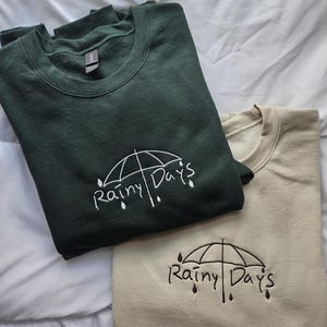 Rainy Days embroidered sweatshirt