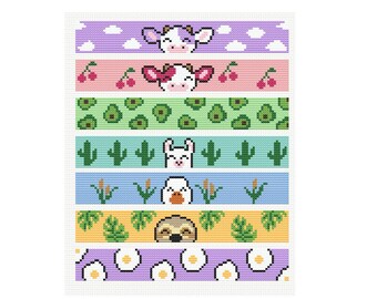 Funny bookmark Cross Stitch Pattern PDF