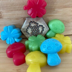 Mushroom & Clover Soap Bars by Angie&#39;s Geegaws - Handmade Soap, Natural Soap, Handcrafted Soap