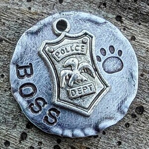 Dog Tag Police Officer Etsy UK