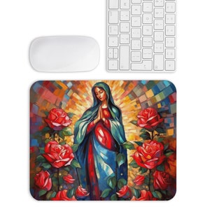 Alfombrilla de ratón Virgen de Guadalupe - Accesorio de escritorio - Oficina