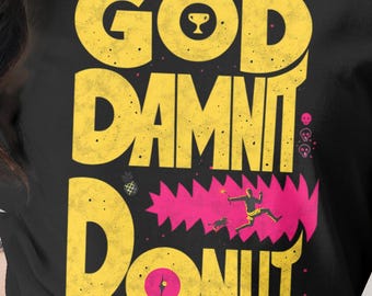 Camiseta "Goddammit Donut", camiseta de Carl de Dungeon Crawler, sudadera de Princesa Donut, merchandising de Carl de Dungeon Crawler