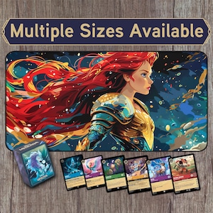Lorcana Card Game Under the Sea Protector Playmat, TCG Play Mat, Desk Mat, Office Desk Mat, Great Gift for Table Top Gaming Fan