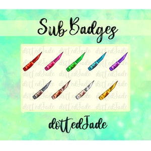 The Last of Us Shiv Twitch Sub Badges