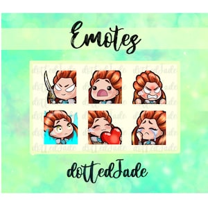 HFW / HZD Aloy inspired Twitch Sub Emotes