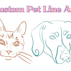 Linea artistica personalizzata per animali domestici