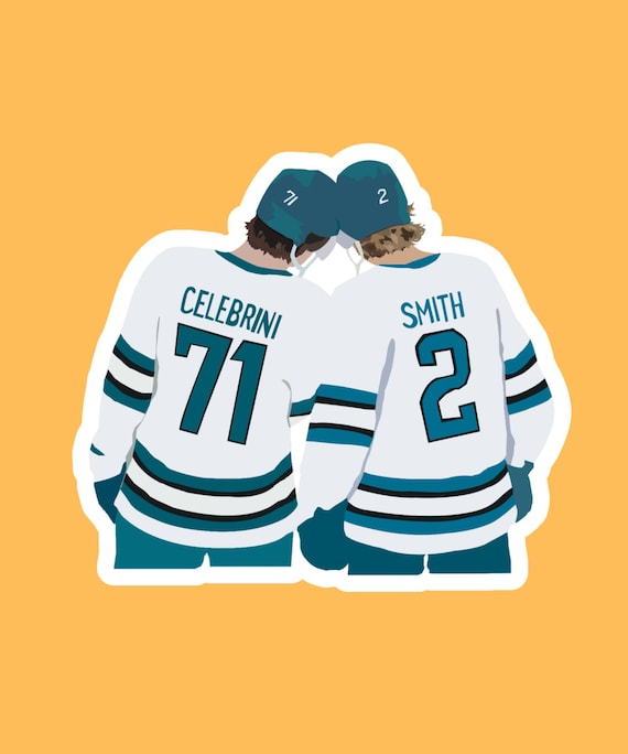 Macklin Celebrini Will Smith Sharks Hockey Sticker: San Jose Fan Vinyl Decal Willmack