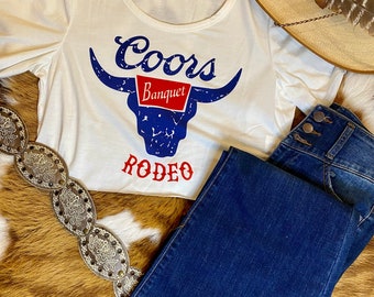 Coors Rodeo Crop super soft tshirt