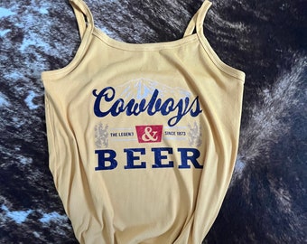 Cowboys and Beer Tank Top