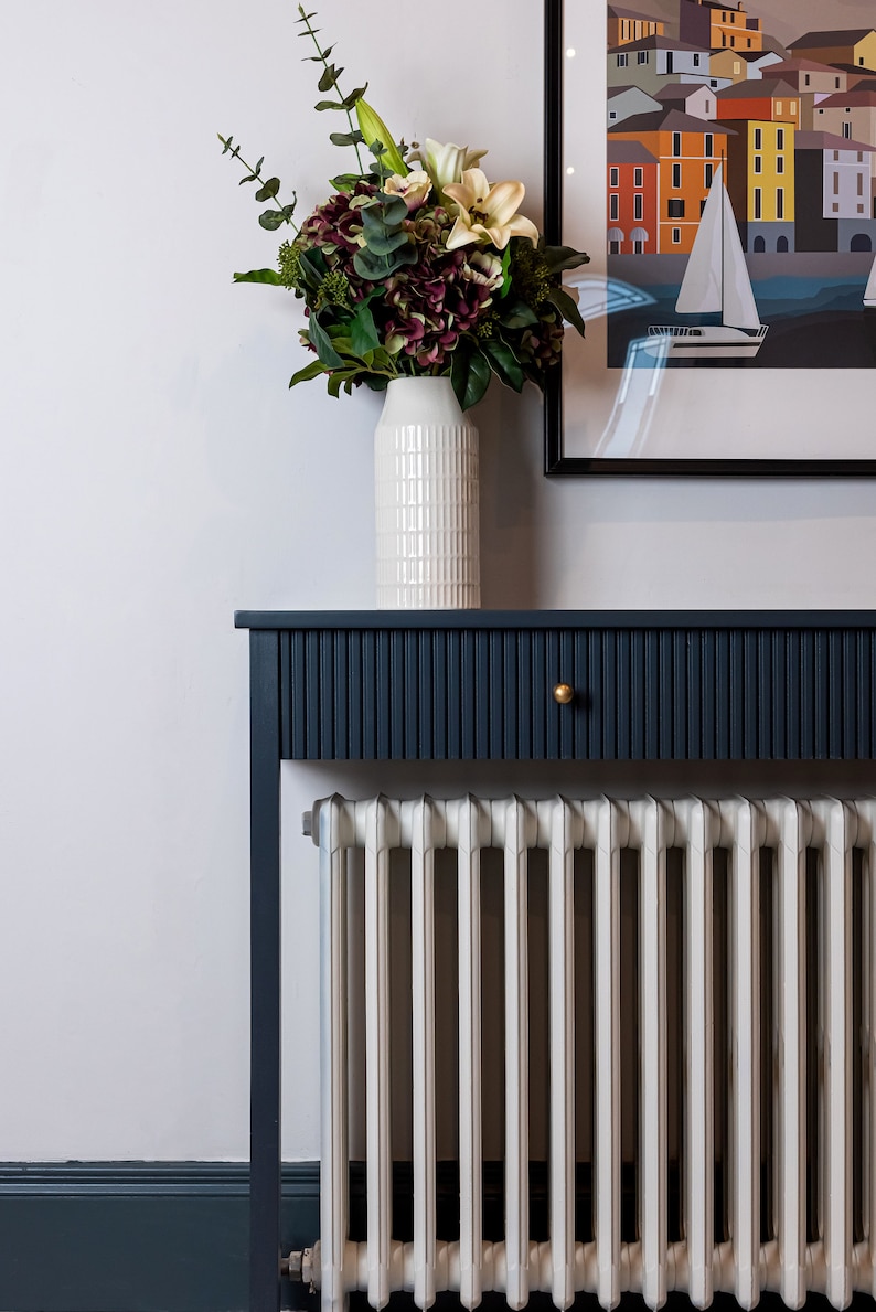 Universal Radiator Console Radiator Console Table Cover Fluted Beaded Reeded. Hand Made to Order ...