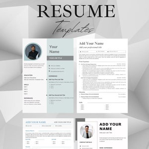 Canva Templates, Resume Templates, Digital Templates, Templates Download, Cover Letter, CV Template, Clean Resume Template, Modern Resume