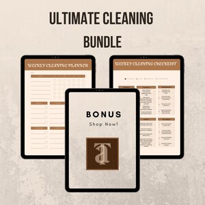 Editable Cleaning Schedule, Cleaning Planner, Cleaning Checklist, Weekly Cleaning Planner, Cleaning Printable Template, Cleaning Tracker