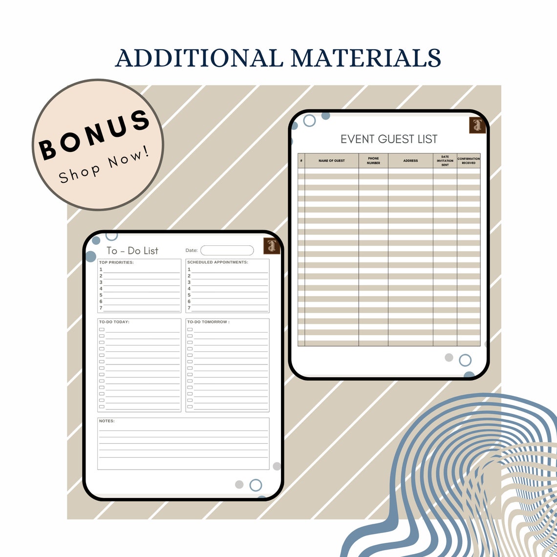 Event Planning Event Planner Event Organizer Vendor List Template ...