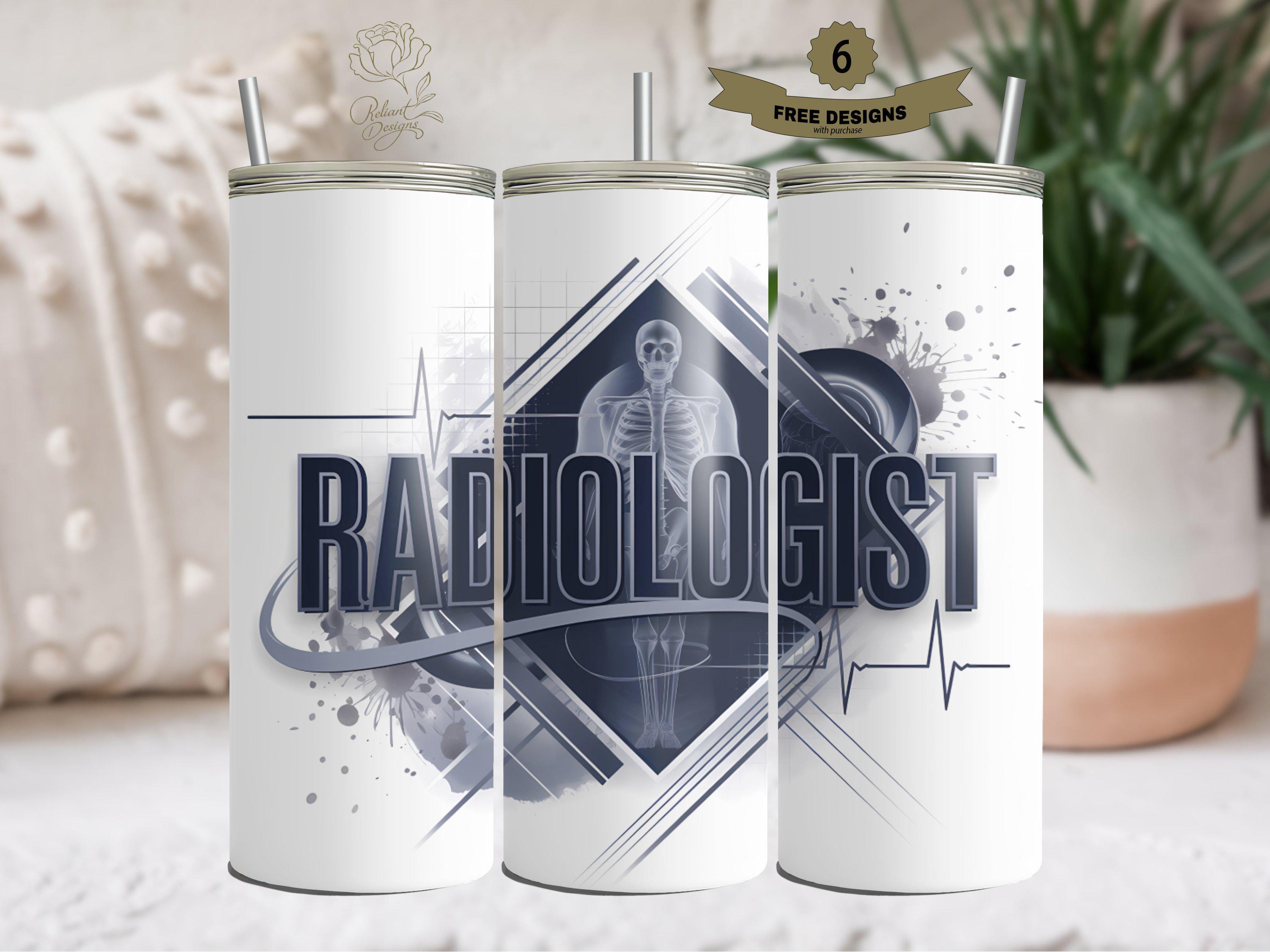 Radiology Tumbler Wrap, Digital Download for X-ray Design, Medical ...