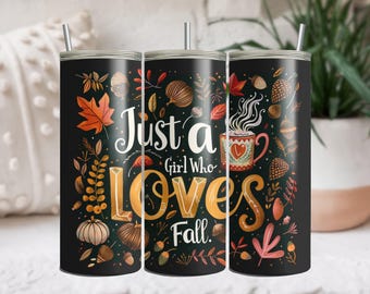 Just a Girl Who Loves Fall Png, Projekt Sublimacji, Jesienne Wibracje, Jesienne Wibracje Png, Pumpkin Spice PNG, Podstawowa Jesienna Dziewczyna, Wdzięczny Png
