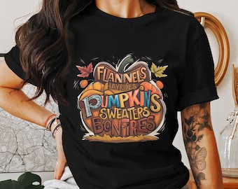 Flannels, Hayrides, Pumpkins, Sweaters, Bonfires PNG, Sublimation Design DIGITAL, Halloween Pumpkin