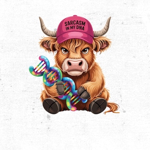 Grumpy Highland Cow Png, Cranky Coffee Lover Png, Fluffy Cow Grumpy Humor Graphic Sublimation Design, Cow Lover Png