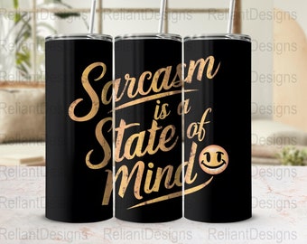 Envoltura de vaso sarcástico, diseño de vaso de sublimación flaco de 20 oz, envoltura de sublimación sarcástica, descargas PNG de vaso divertido