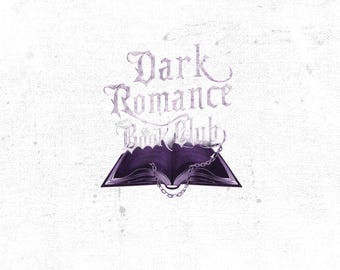 Dark Romance Clipart, Kindle Stickers, Gothic Clipart, Digital Download, Dark Romance Book Club Art, Dark Aesthetic, Bookish Decor