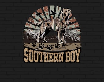 Niño sureño Png, Perro de caza Png, Camuflaje Png, Perro de camuflaje Png, Caza retro Png, Camiseta de caza de patos de camuflaje Png, Diseño de sublimación de caza