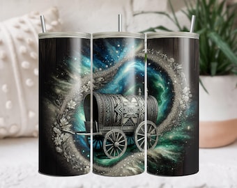 Western Tumbler Wrap, 20 oz Tumbler Sublimation Designs, Country Tumbler Wrap, Boho Cow Skull Tumbler, Cowhide PNG, Country Girl Tumbler