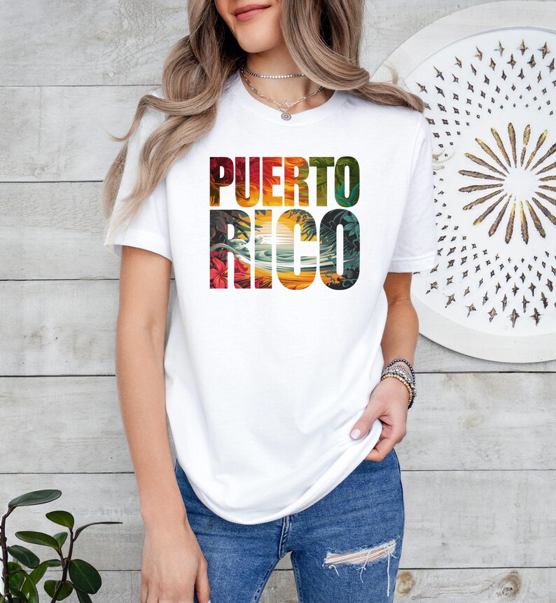 Puperto Rico png Sublimationsdesign herunterladen, Strandvibes png, Costa Rica png, Sublimationsdesigns herunterladen Bild 2