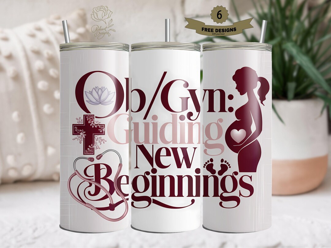 Doctor Tumbler Wrap Png, Medical Themed Design, Ob Gyn Gift, Digital ...