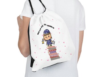 READ ALL BOOKS! Quality drawstring bag. For your book lover. Banning books doesn't change history. Unique statement gift for Mom, Dad, Kids!