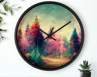 Whimsical nature and mythical forest. Wild colors. Unique One-of a-kind design. Make a statement with this fairy tale inspired design.
