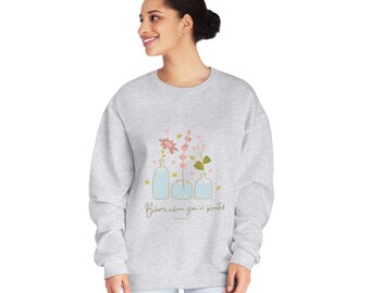 Bloom where you're planted! Perfect for spring. Avid Gardeners. Because everyone loves flowers and sunshine.