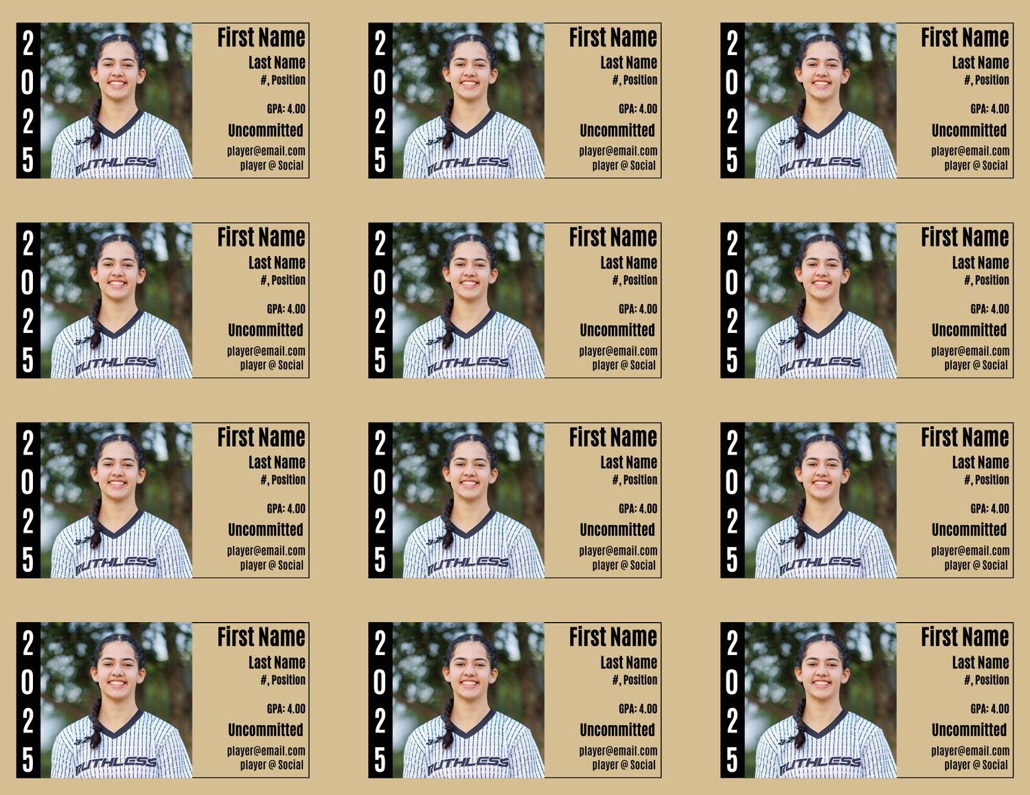 Player Roster Idea 12 Player Volleyball Team Roster | Travel Team & Club Must Have ...